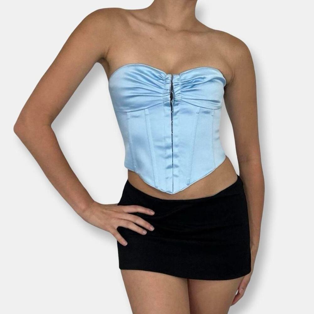 Loba revolve light blue corset